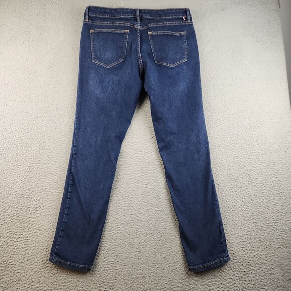 Tommy Hilfiger Women's Size 10 Skinny Modern Sleek Dark Blue Cotton Blend Jeans - Picture 2 of 11